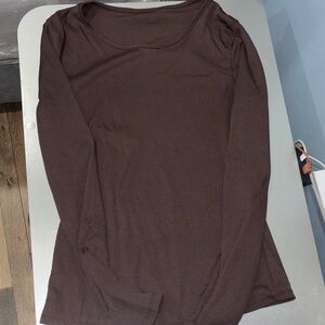 Brown Ribbed set with leggings